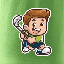 Ikona pozemný hokej chlapec