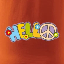 Hello hippie symbol