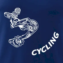 Cycling nápis šikmo
