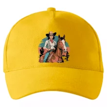 Cowgirl vintage na koni