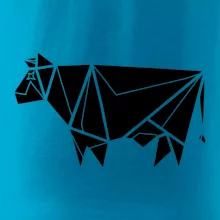 Origami krava z boku