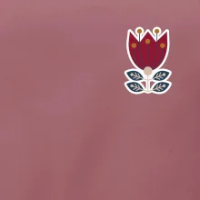 Folklór na prsníku kvetina štvorlistá