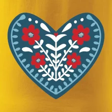 Folklór - srdce modré plné