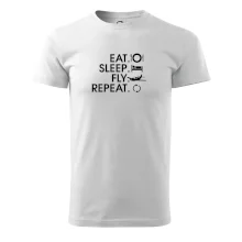 Eat sleep fly repeat