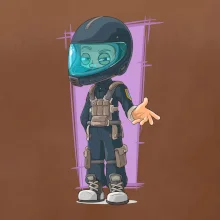 Vesmírny vojak fialový