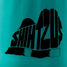 Shih-tzu - nápis v tele Shih-tzu - nápis v tele