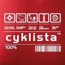 Čiarový kód - cyklista