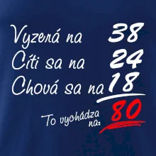 Vyzerá, cíti sa, chová sa - 80 rokov