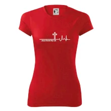 Jesus Saved My Life kríž ekg Jesus Saved My Life kríž ekg