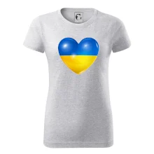 Ukrajina srdce vlajka