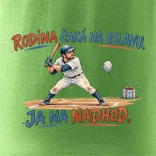 Rodina čaká na oslavu ja na nadhod