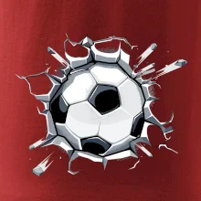 Futbalová lopta v triku
