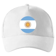 Argentína vlajka guľatá