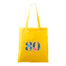 Kvetinové číslo kreslené - 80