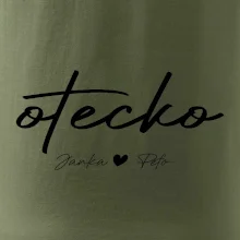 Otecko - tričko s menami deti