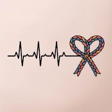 EKG srdce veľká noc