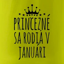 Princezné sa rodia v januári