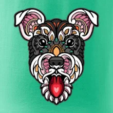 Knírač hlava barevná