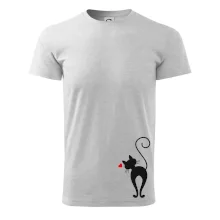 Zamilovaná mačka zozadu Zamilovaná mačka zozadu