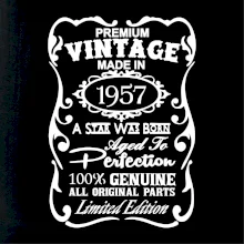 Vintage Etiketa - 1957 Vintage Etiketa - 1957