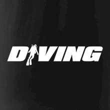 Diving nápis potápač