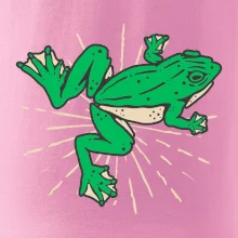 Žaba zelená kreslená