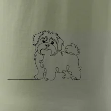 Havanský psík linka jedným ťahom