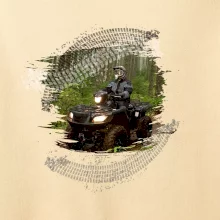 ATV štvorkolka v lese