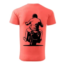 Motorkář na zádech - chopper Motorkář na zádech - chopper