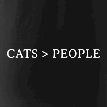 Cats > people Cats > people