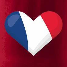 Francúzska vlajka srdca