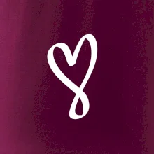 Srdce nekonečno na prsník