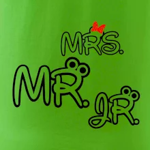 Mr, Mrs a Jr rodinná trička