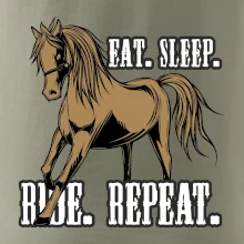 Eat Sleep Ride Repeat Western