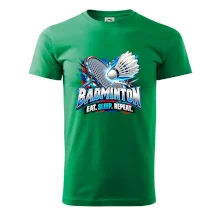 Bedmintonová raketa s košíčkom eat sleep repeat