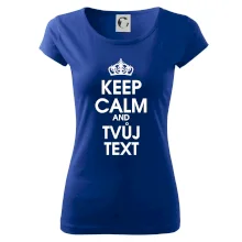 Keep calm - váš text