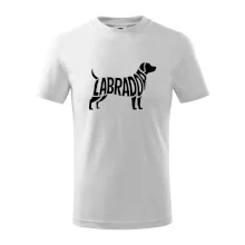 Labrador nápis v tele