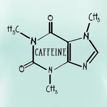 Caffeine molekuly Caffeine molekuly