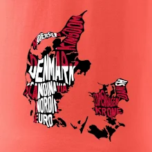 Mapy - názvy miest - Dánsko