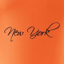 New York nápis písacím