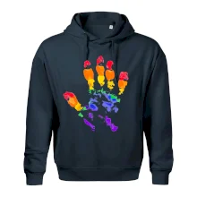 LGBT hand print