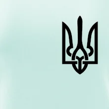 Ukrajina trojzubec prsník