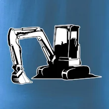 Bager bez nápisu čiernobiely