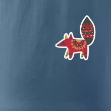 Folklór na prsníku líška