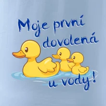 Moje první dovolená u vody - sourozenci