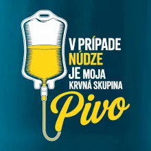 V prípade núdze je moja krvná skupina pivo V prípade núdze je moja krvná skupina pivo