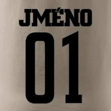 Futbalový dres - vlastné meno a číslo