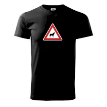 Dopravná značka - Pozor vlk Dopravná značka - Pozor vlk