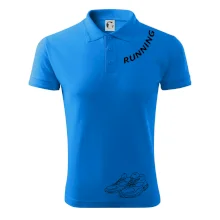 Running nápis šikmo