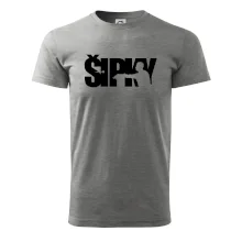 Šípky - nápis so šípkarom